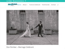 Tablet Screenshot of marriagecelebrantperth.com.au